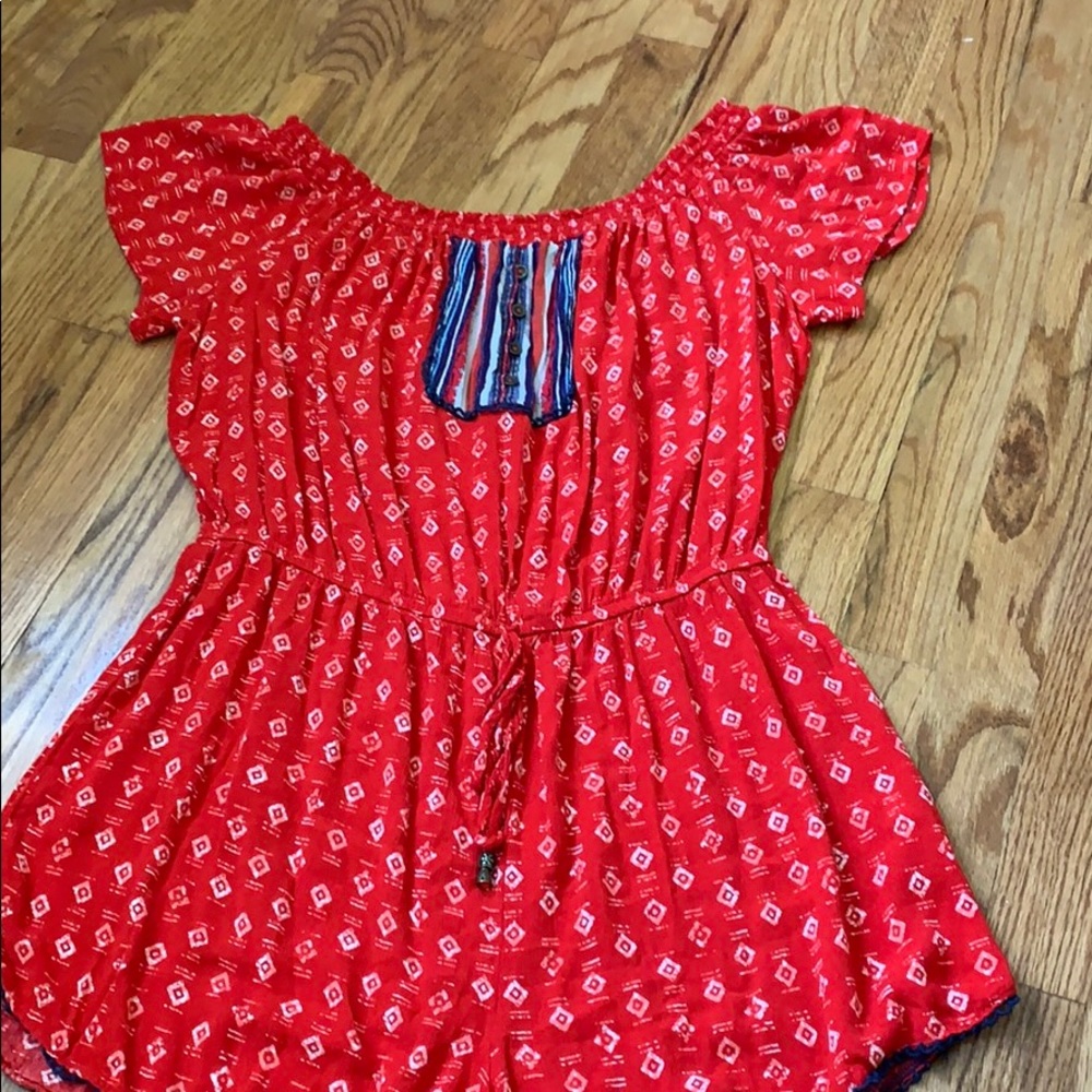 off the shoulder romper